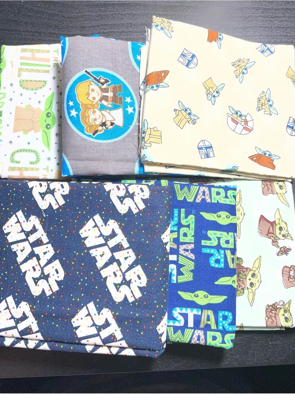 Star Wars Mandalorian Baby Yoda cotton fabric prints